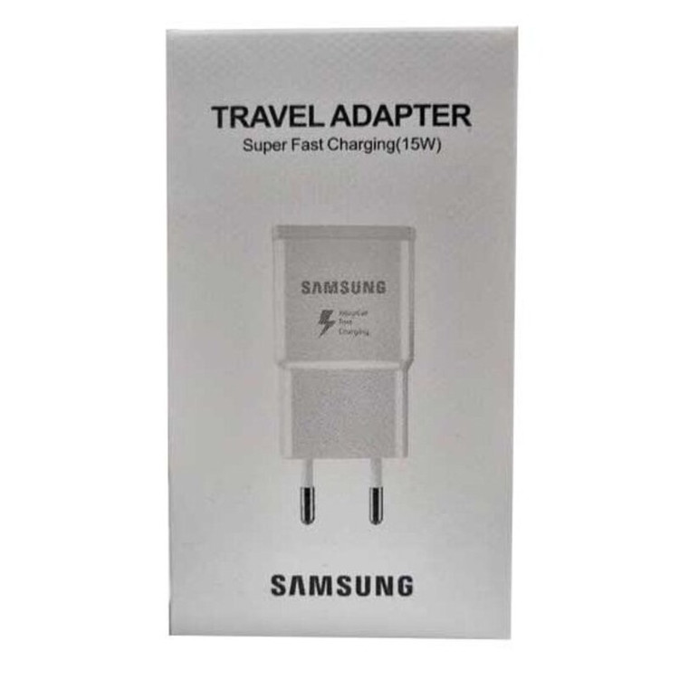 شارژر دیواری 15 وات سامسونگ پک دار اصلی SAMSUNG