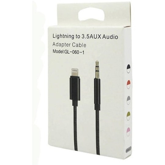 کابل تبدیل لایتنینگ به AUX مدل JH-023 طول 1 متر
