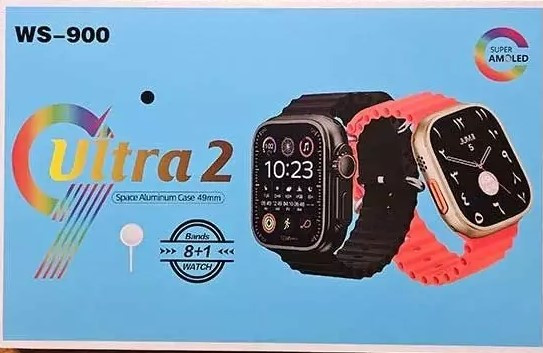 ساعت هوشمند 9بند WS-900 ultra2جدید صفحه نمایش super amoled