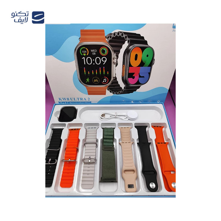 ساعت هوشمندبرند KWQIWEAR (7بند ) KW8 ULTRA2 اصلی