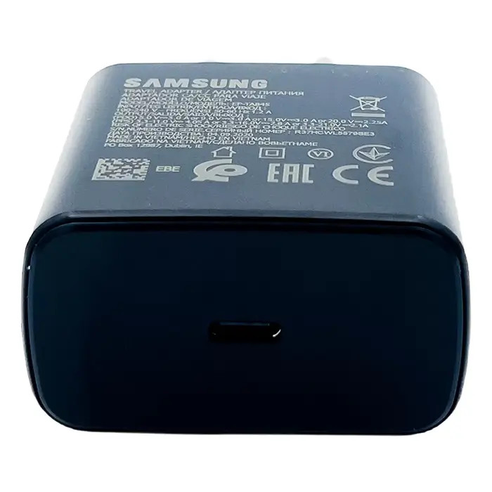 شارژر دیواری سامسونگ 45 وات مدل EP-TA845 ویتنام Super Fast Charge 0.2 -اصلی- با یکسال گارانتی تعویض