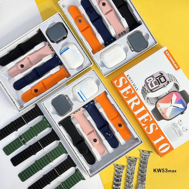 ساعت هوشمند + ایرپاد KEQIWEAR مدل KW53 MAX