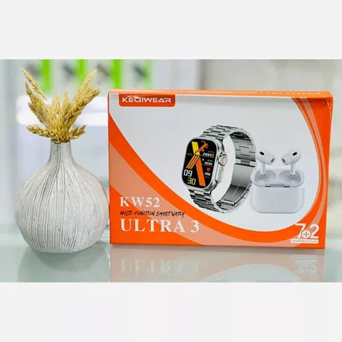 ساعت هوشمند + ایرپاد KEQIWEAR مدل KW۵۲ ULTRA۳
