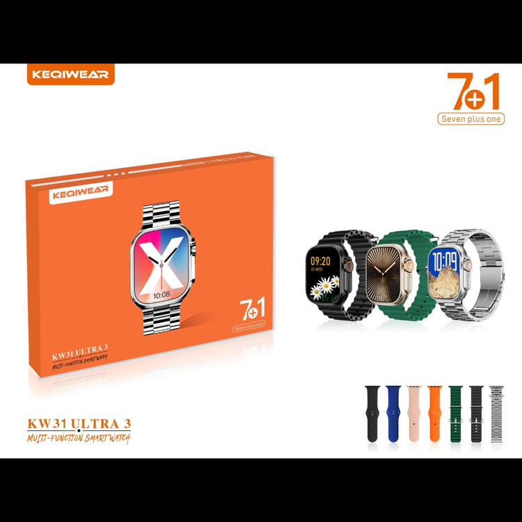 ساعت هوشمند KEQIWEAR مدل KW-۳۱ ULTRA۳