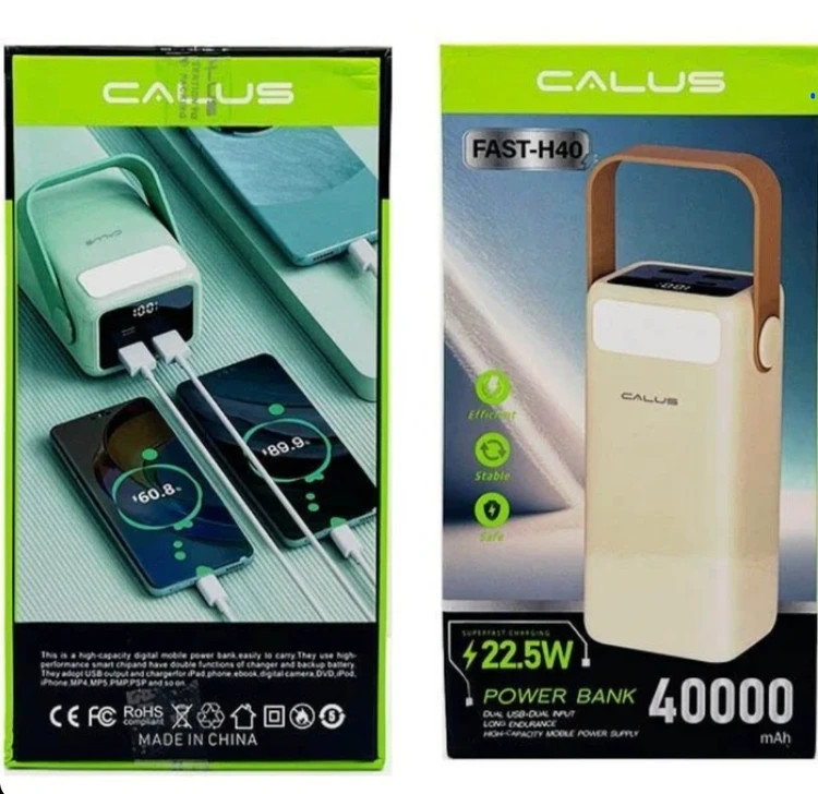 پاوربانک ۴۰۰۰۰ میلی آمپر CALUS مدل FAST H۴۰