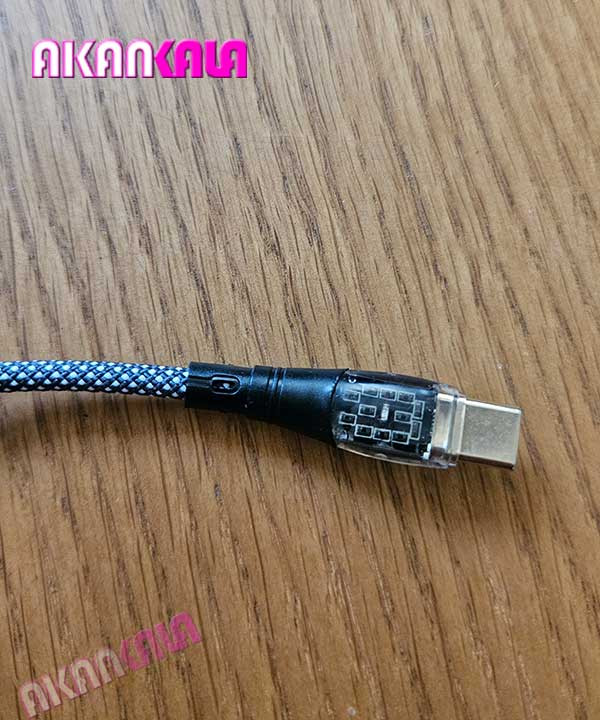 کابل شارژر دو سر تایپ سی (دارای iC و LED)