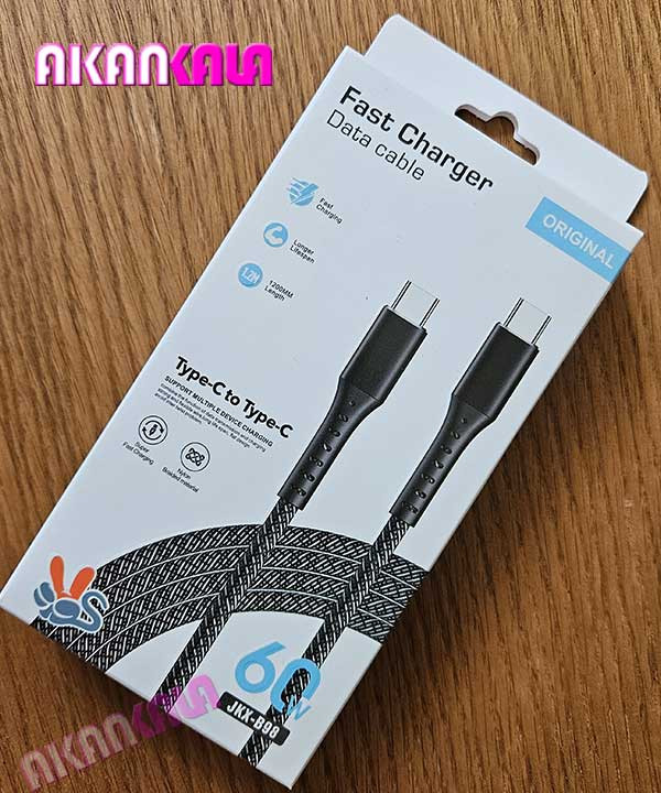 کابل شارژر C TO C برزنتی JKX-B98 ضد برش