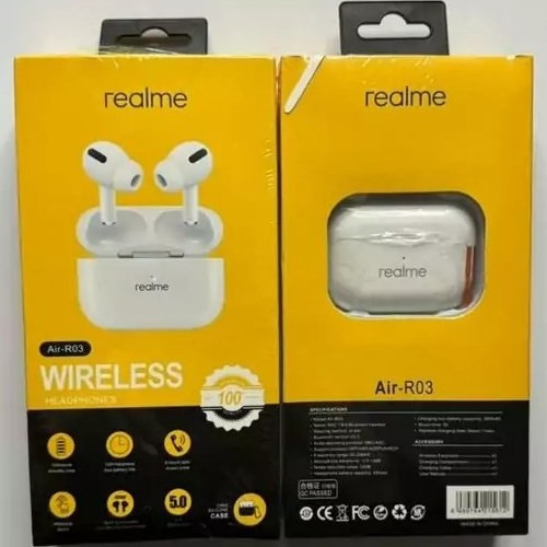 ایرپاد پرو realme مدل Air-R03 به همراه کاور و گیره
