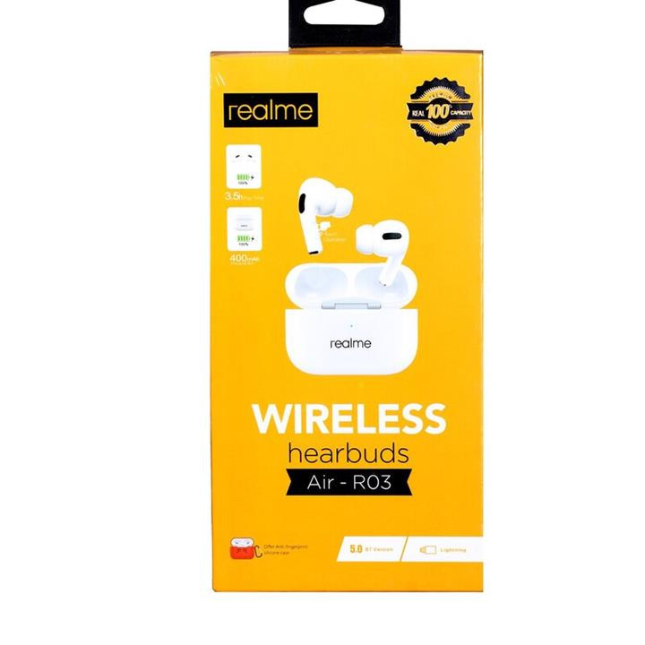 ایرپاد پرو realme مدل Air-R03 به همراه کاور و گیره