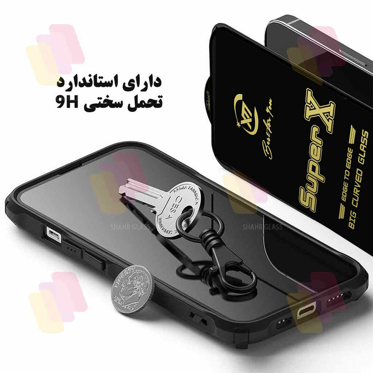 محافظ صفحه نمایش انتی استاتیک مدل esd super x مناسب برای گوشی موبایل iphone 13 pro ایفون 13 پرو