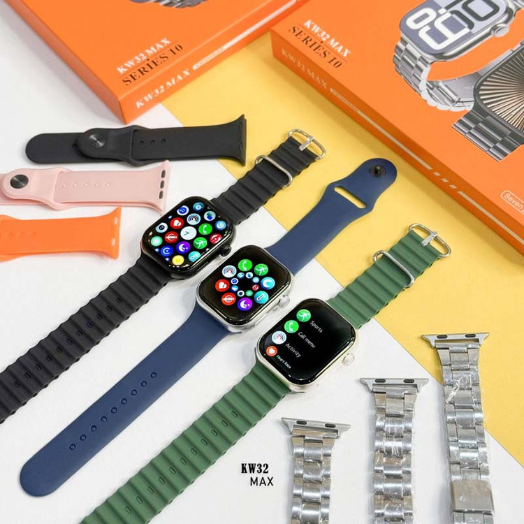 ساعت هوشمند کیکویر مدل KW32 Max با 7 بند