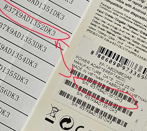 شارژر دیواری 25 وات سامسونگ مدل EP-TA800 اصلی NFC فعال